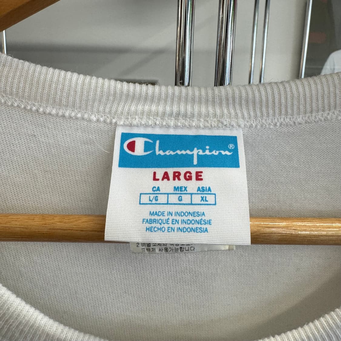 챔피온 더블로고 티셔츠 (XL)   상품이미지5