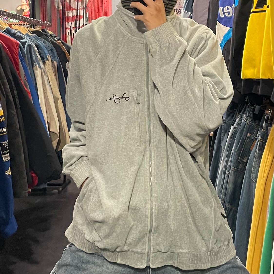 [IM] 션존 그레이 벨벳 상품이미지2