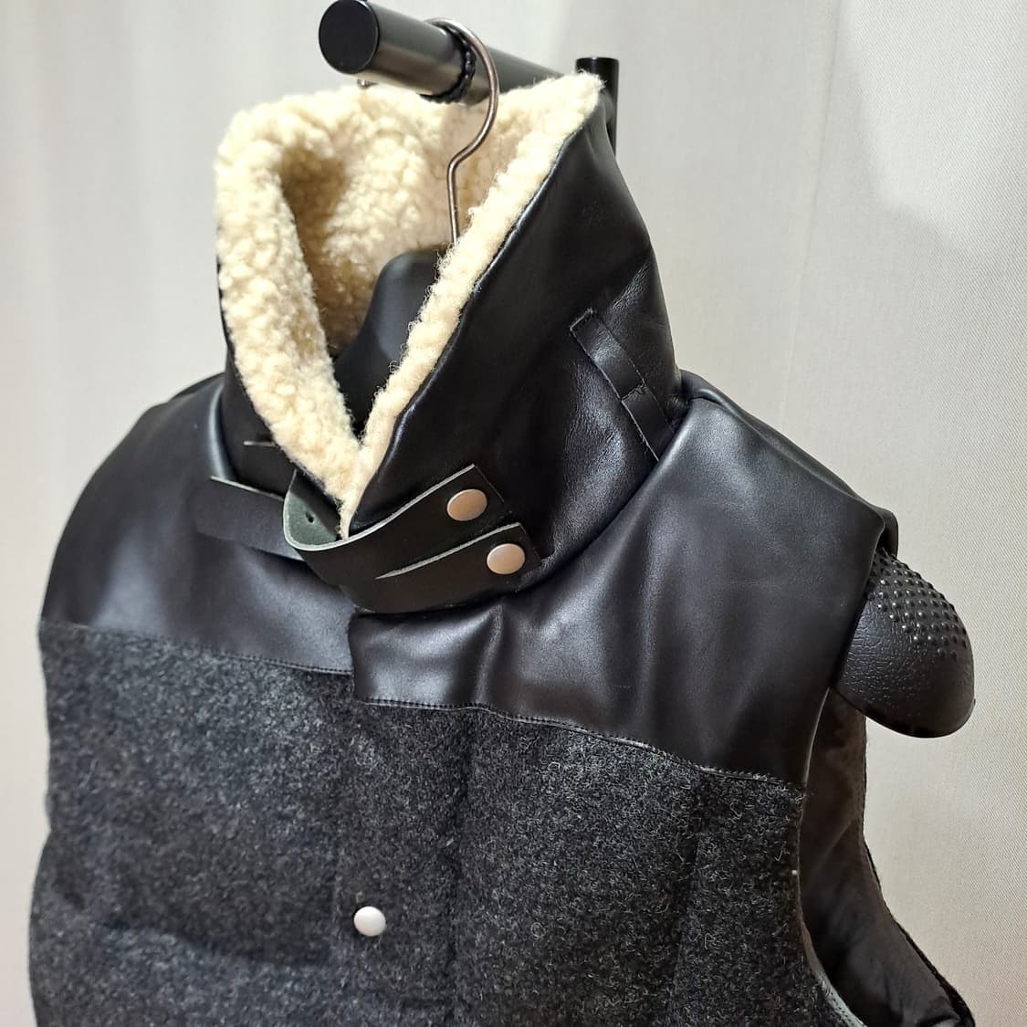 (택포) 펜필드 울 가죽 다운 베스트 L B140 상품이미지3