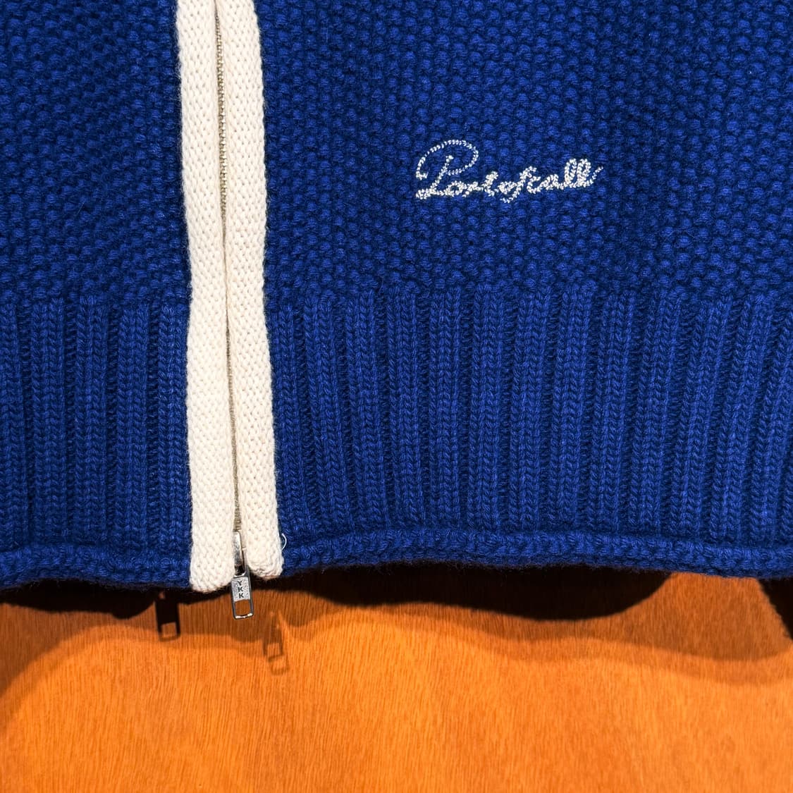 포트오브콜 헤비 캐시미어 니트 집업 피셔맨 상품이미지2