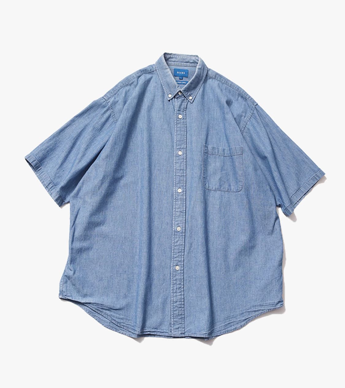 BEAMS - CHAMBRAY BUTTON DOWN SHIRT 상품이미지1