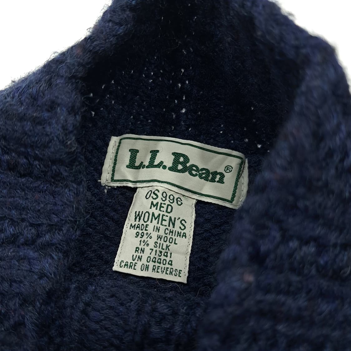 CL068 M 엘엘빈 90s 울 실크 혼방 터틀넥 니트 상품이미지3