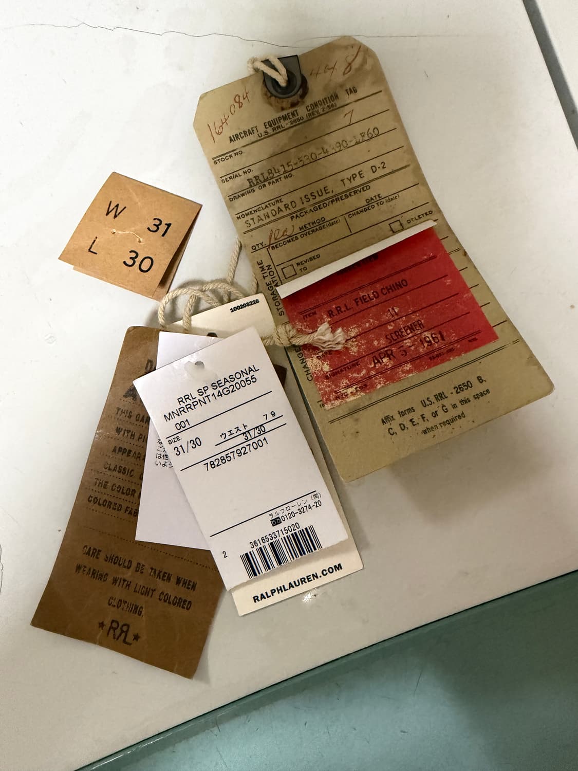 더블알엘 rrl 헤링본 필드팬츠 31/30 팝니다 상품이미지6