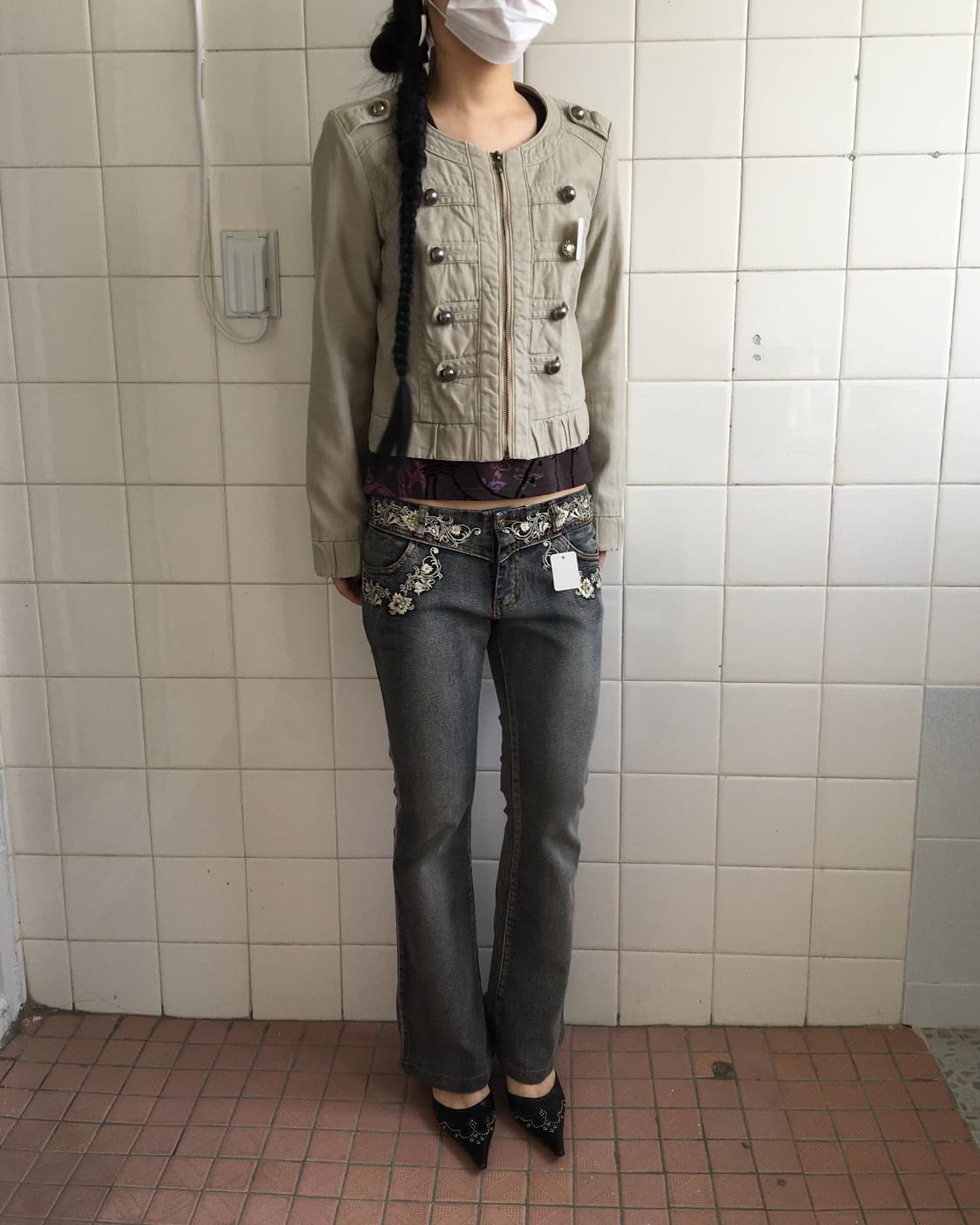 Double button point jacket 상품이미지8