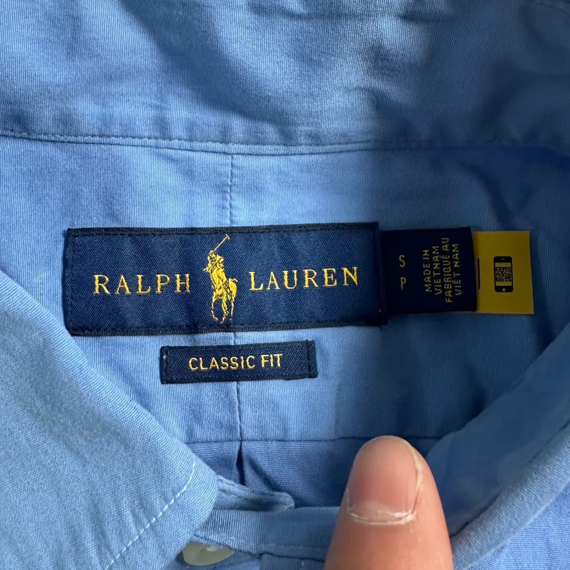 폴로 랄프로렌 블루 포플린 셔츠 상품이미지5