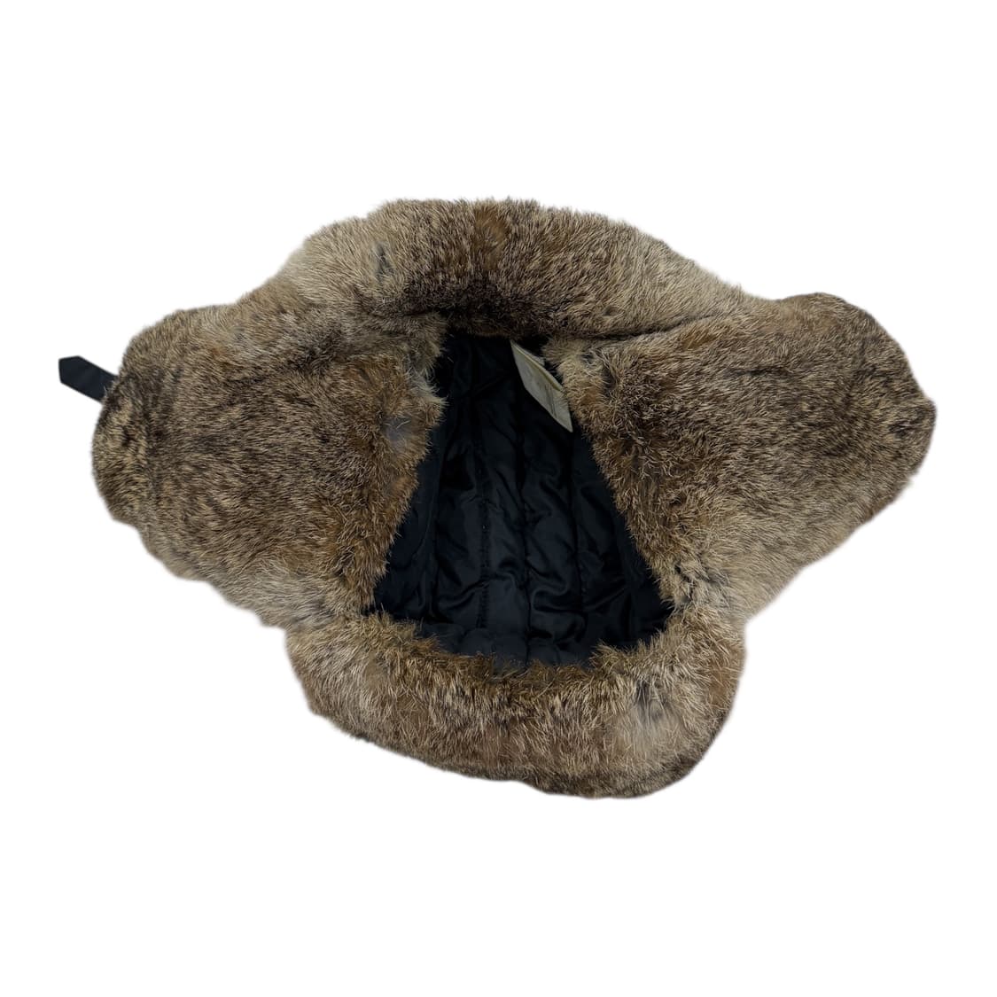 컬럼비아 빈티지 래빗퍼 토끼털 트루퍼햇 Y2K 귀도리 방한 모자 블랙 상품이미지5