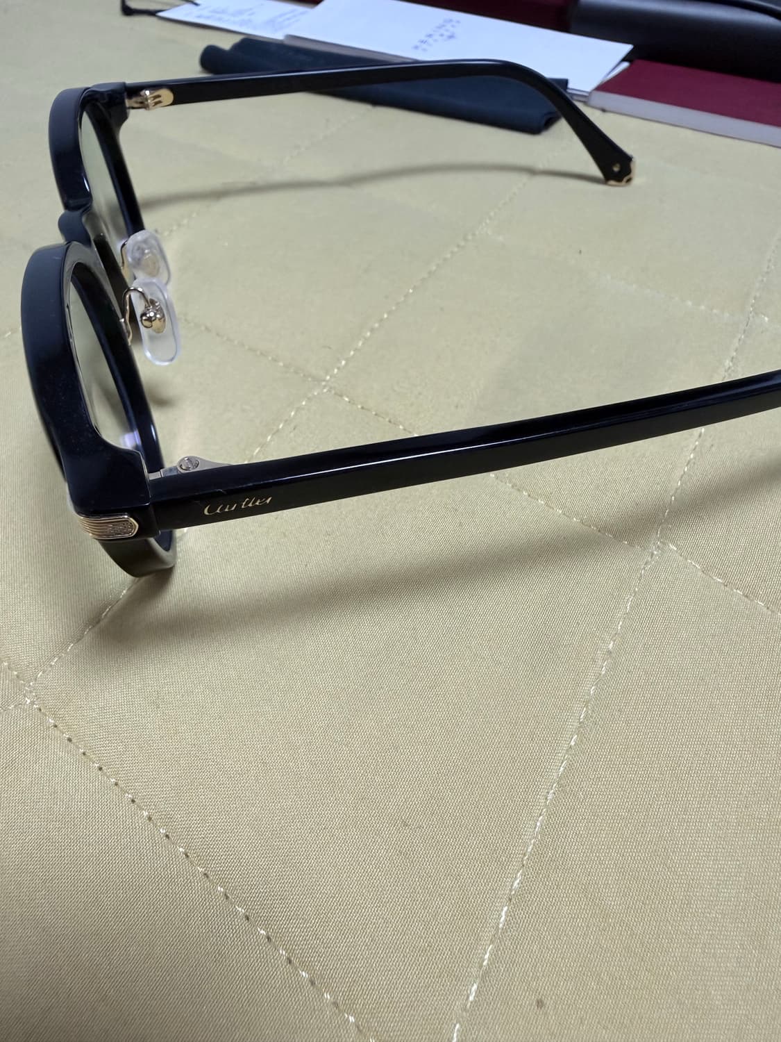 새상품급 까르띠에 판토스 뿔테 안경 상품이미지8