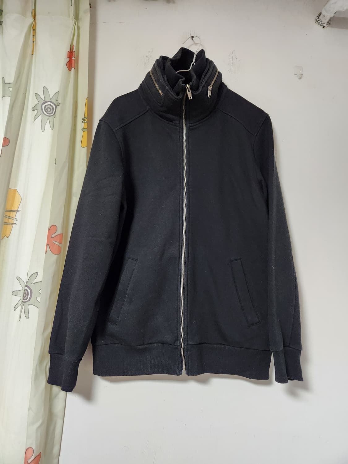 FRJ 진 블랙 약기모 집업 점퍼. 100 상품이미지1