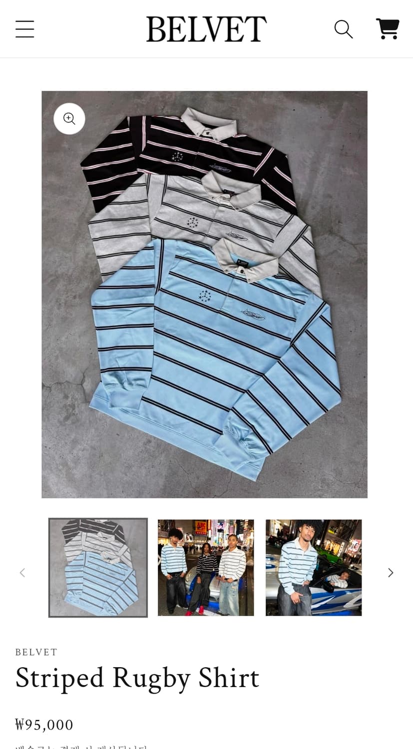 Belvet 셔츠 M 상품이미지1