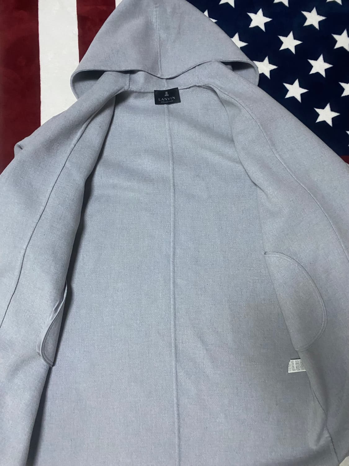 랑방컬렉션 캐시미어 후드 코트 상품이미지3