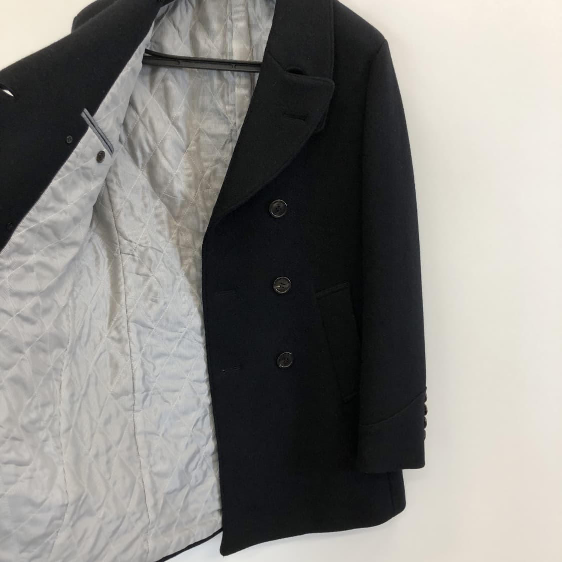 커스텀멜로우 더블 피코트 95 누빔안감 상품이미지5