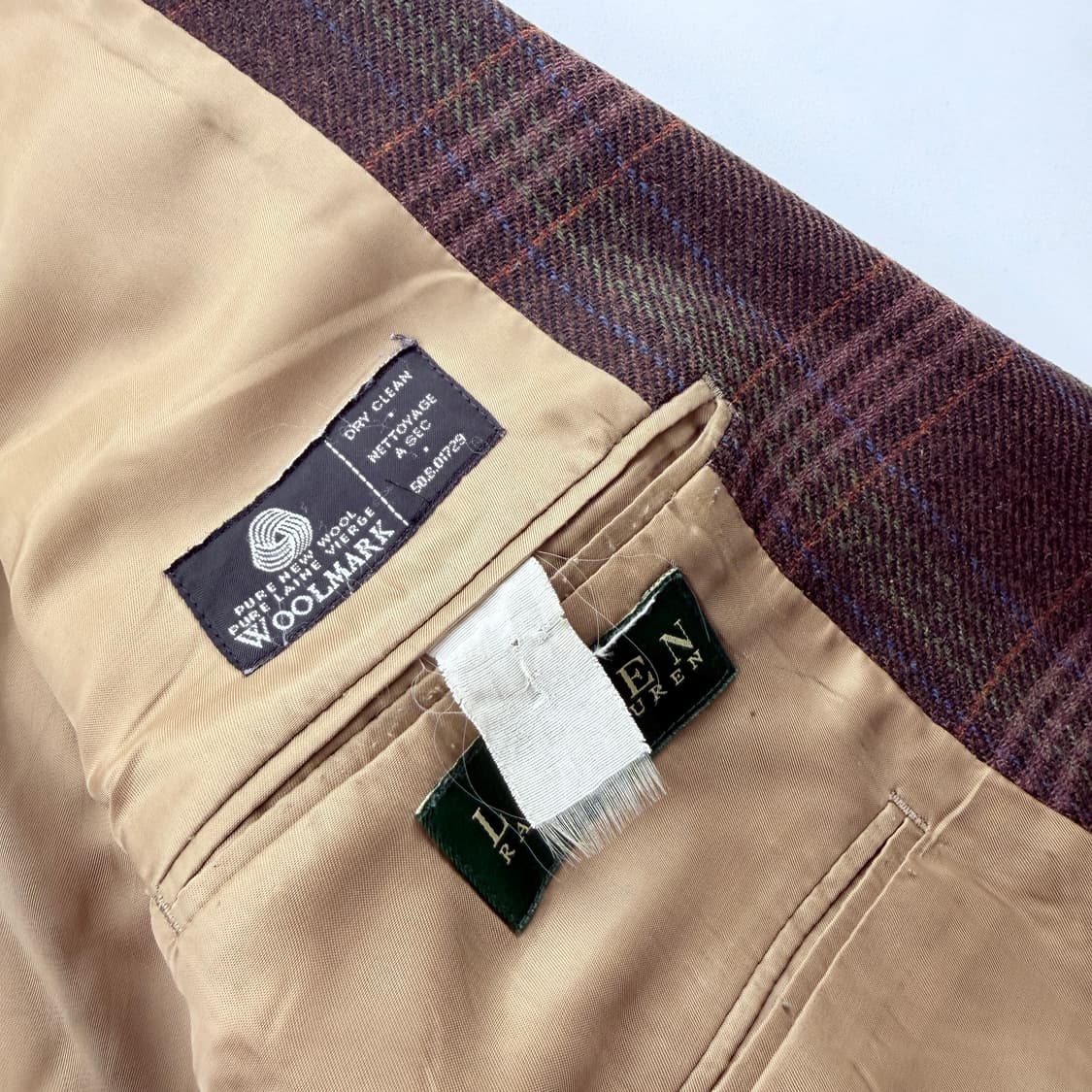 폴로 랄프로렌 하운드체크 울 블레이저 자켓 상품이미지5