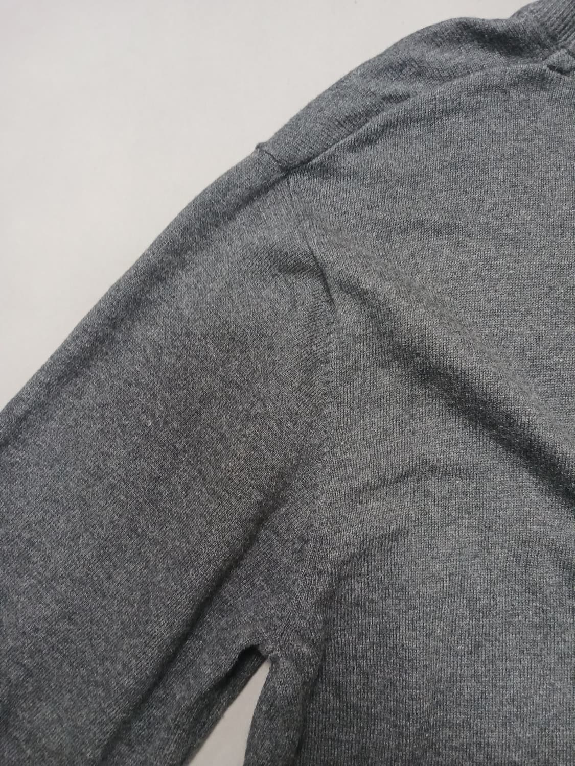 [M] 리포트 콜렉션 하프지퍼 긴소매 스웨터 니트 그레이 상품이미지8