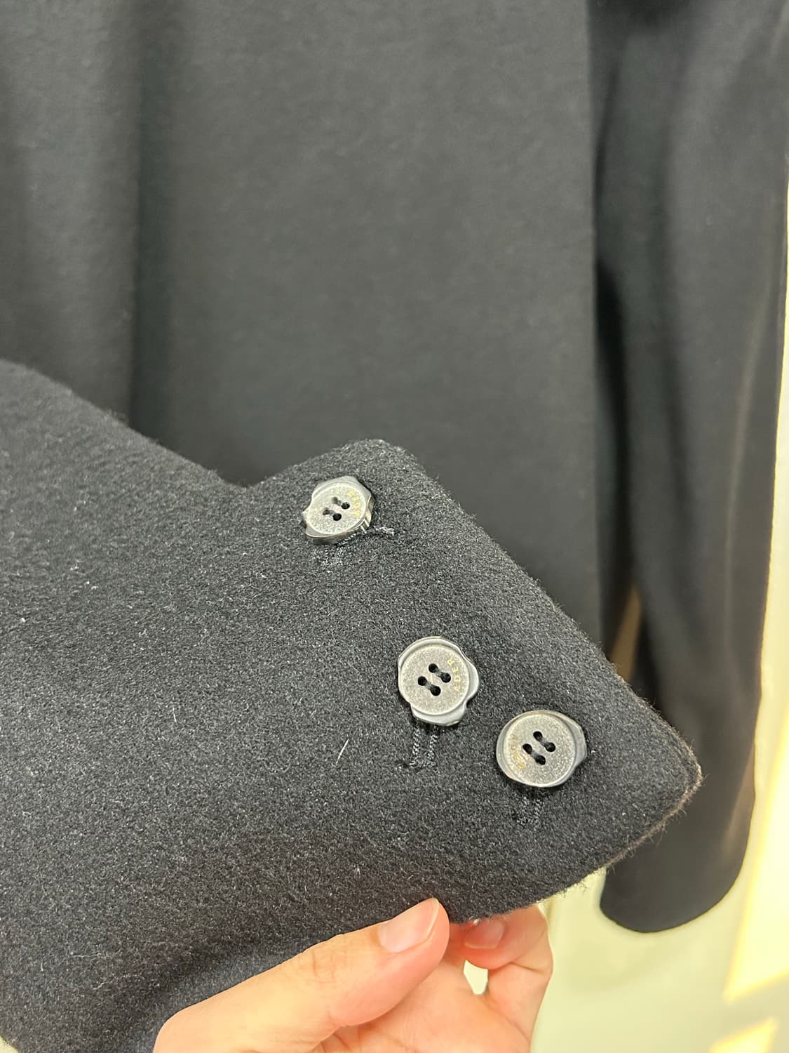 [A1] 아더에러 20FW 매너드 피코트 블랙 상품이미지3