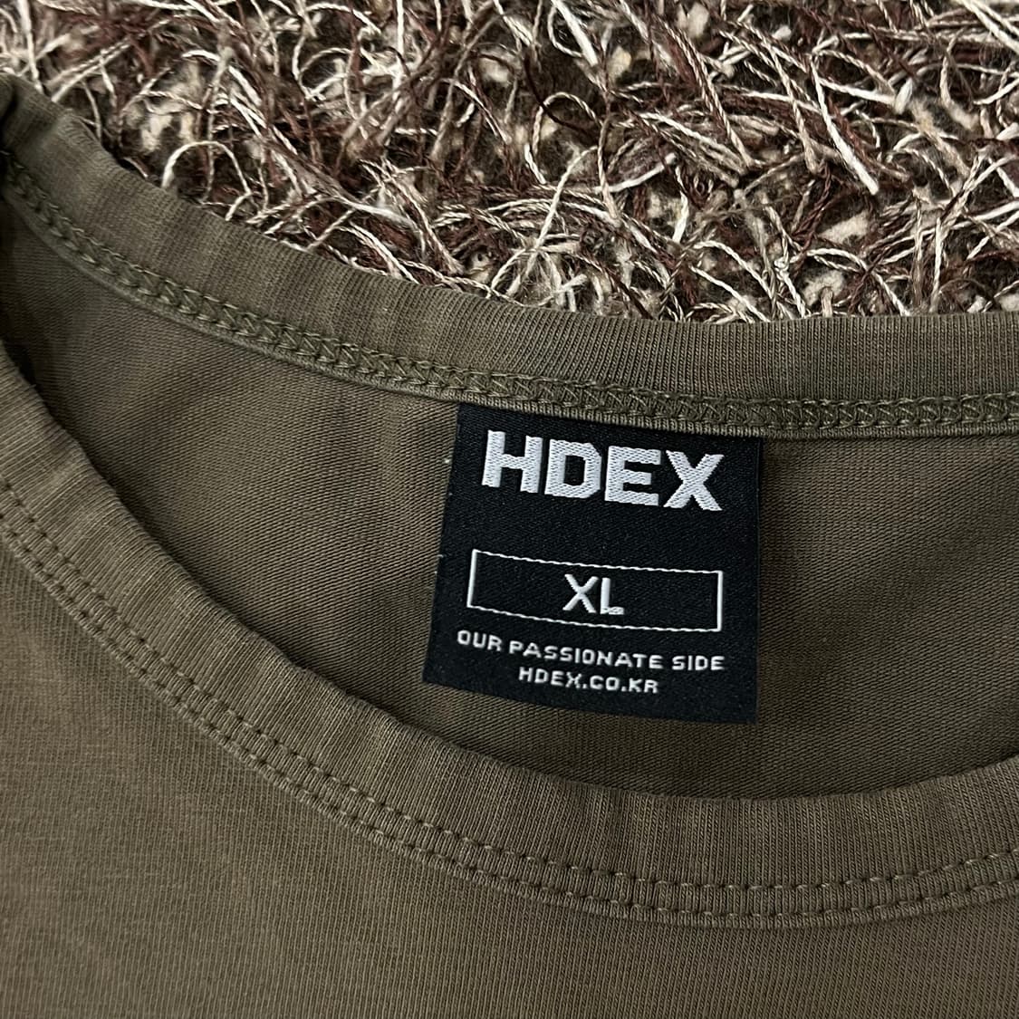 XL HDEX 로고 반팔 티셔츠 상품이미지3