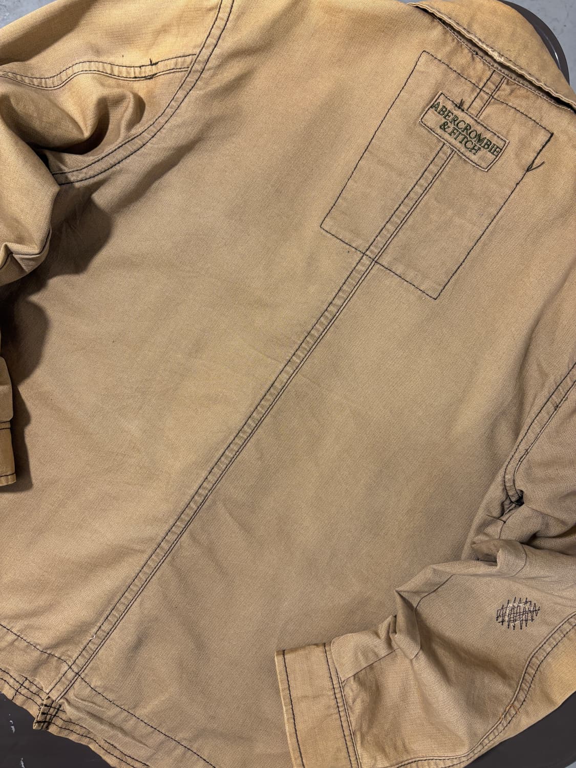 아베크롬비 워시드 면자켓  상품이미지5