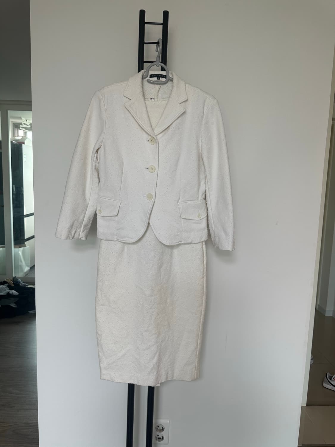 theory 띠어리  여성  입술넥 원피스 자켓 set-2사이즈 상품이미지6