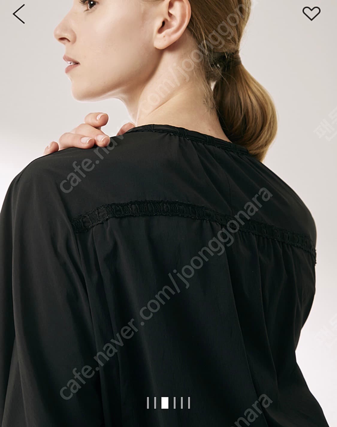 21ss 마인 텍스처 블록 집업 점퍼 55사이즈 상품이미지3