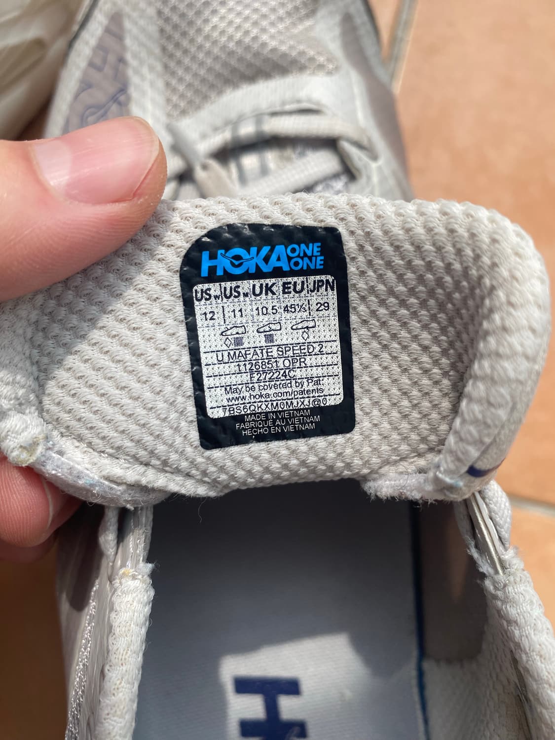 호카 마파테스피드2 290사이즈 상품이미지8