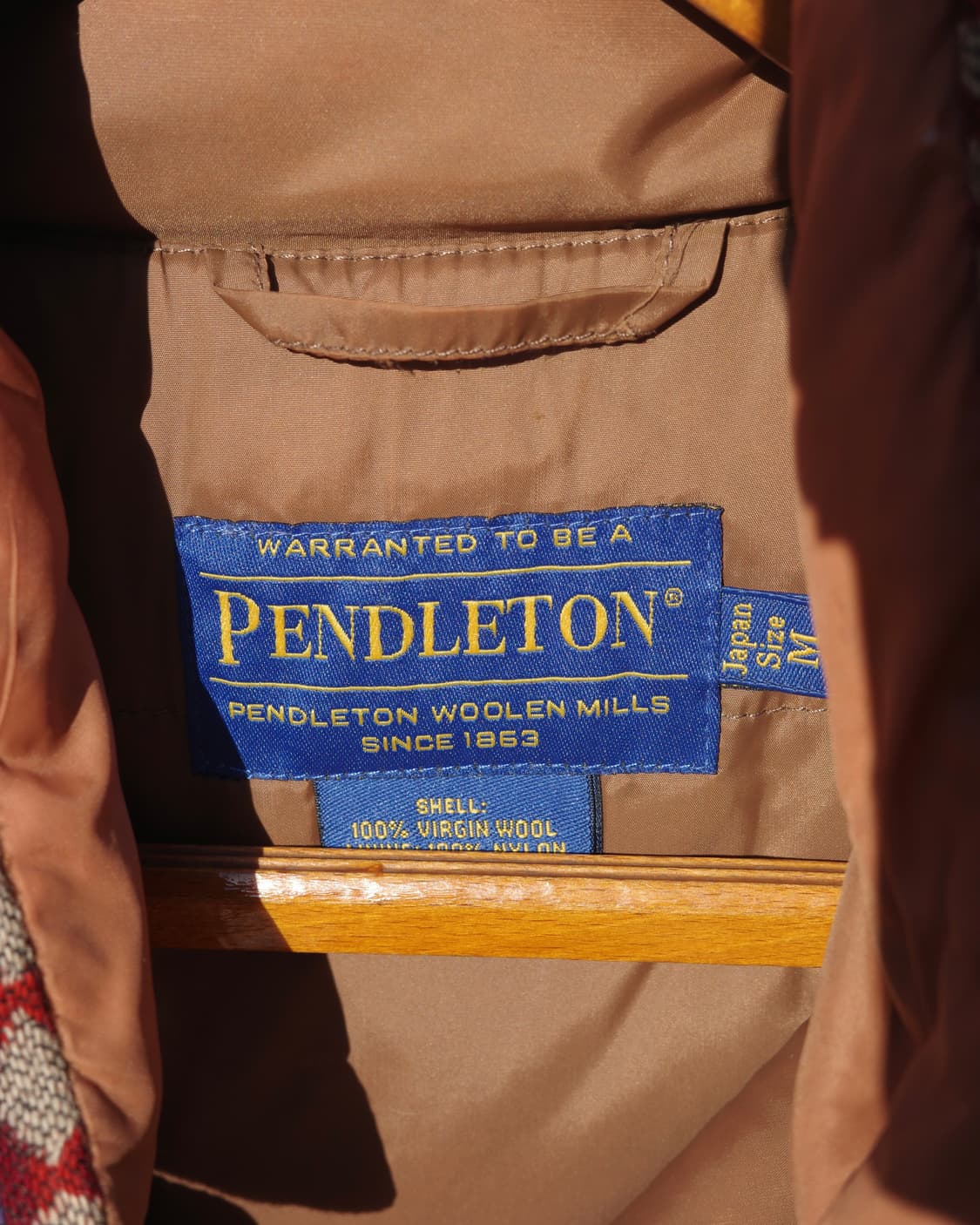 빈티지 펜들턴 아즈텍 패턴 다운 베스트 상품이미지4