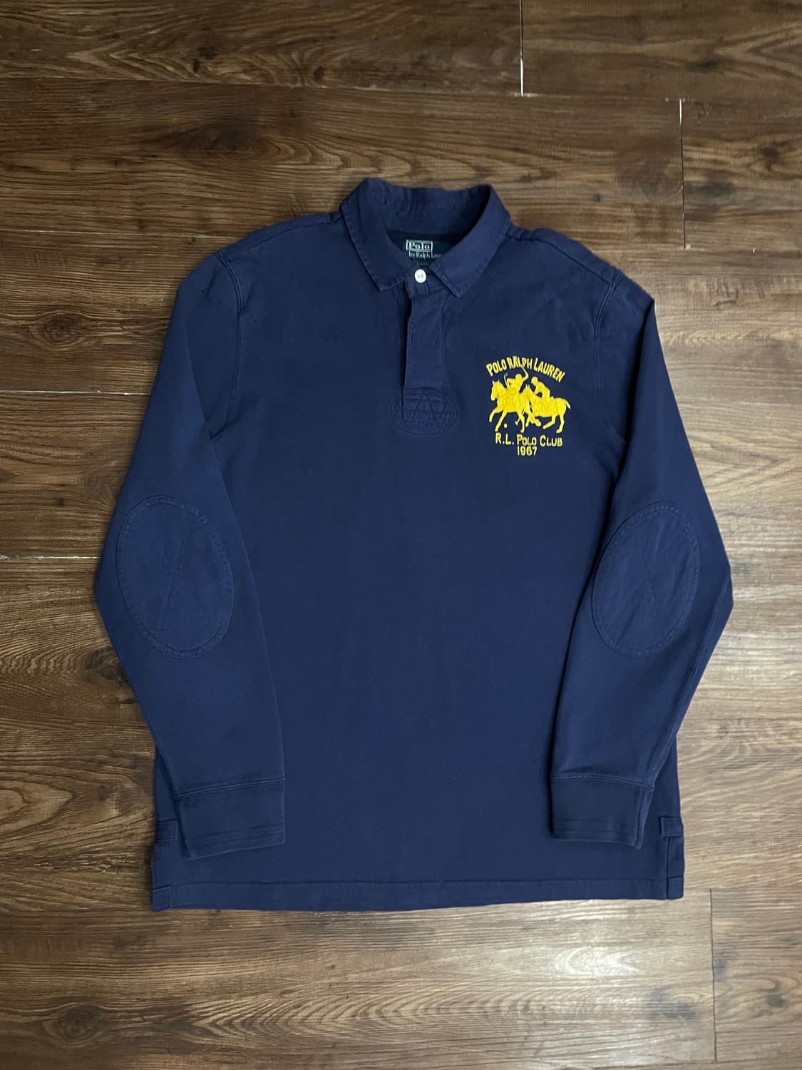폴로 랄프로렌 자수 럭비티 네이비 상품이미지1