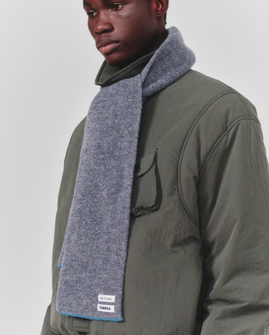 아트이프액츠 템베아 울 머플러 블루 그레이 상품이미지2