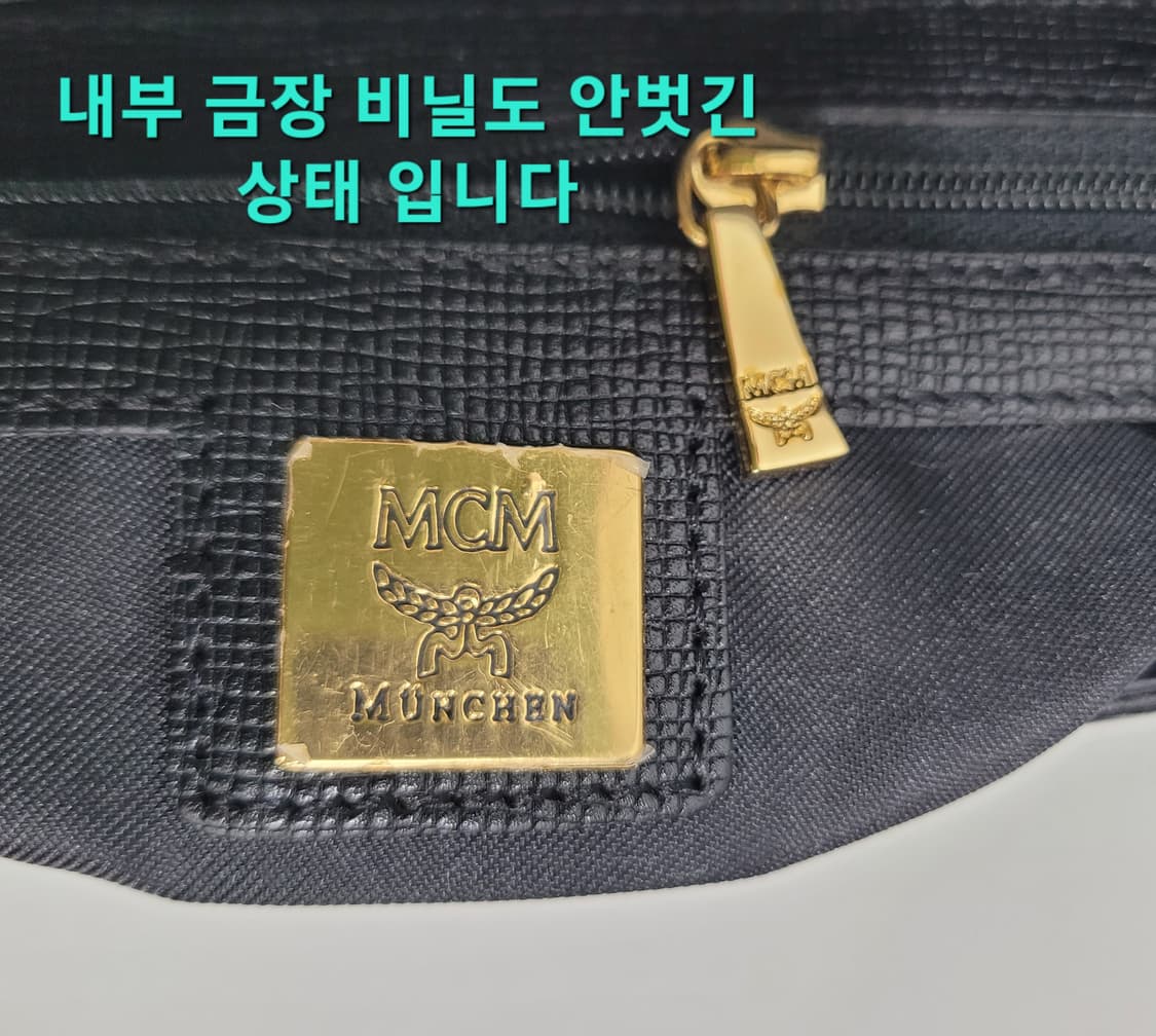 MCM 금장 토트백 / 블랙
 상품이미지8