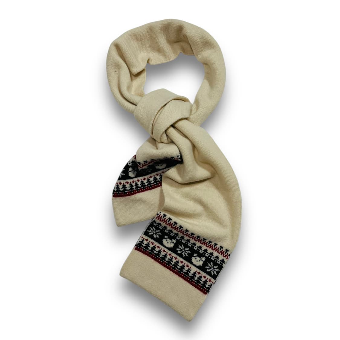 빈폴 댕포리 페어아일 아이보리 머플러 상품이미지2