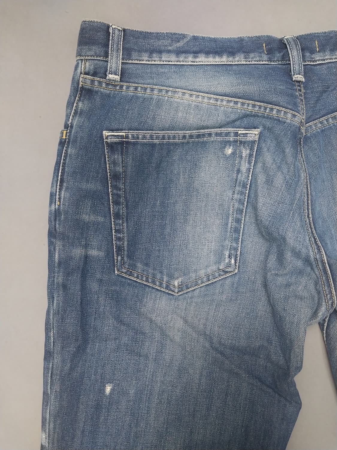 [33] 돌체앤가바나 13SS 진청 데미지 워싱 14클래식 진 청바지 상품이미지8