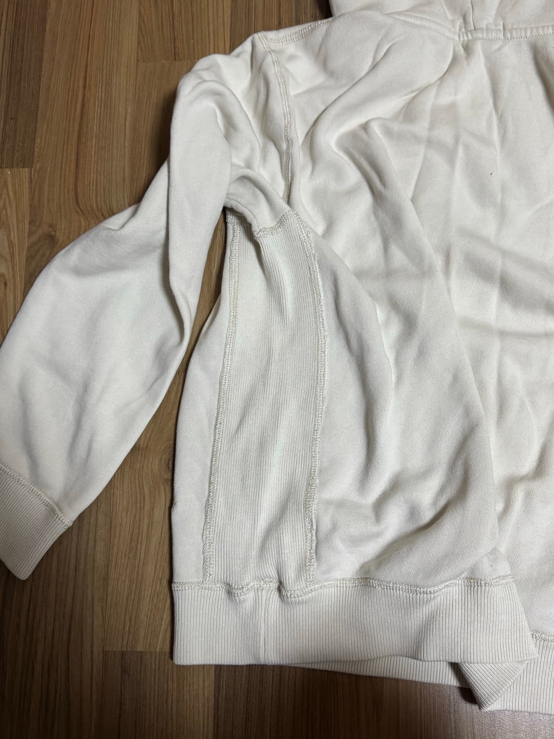 폴로 성조기 아이보리 후드티 상품이미지4