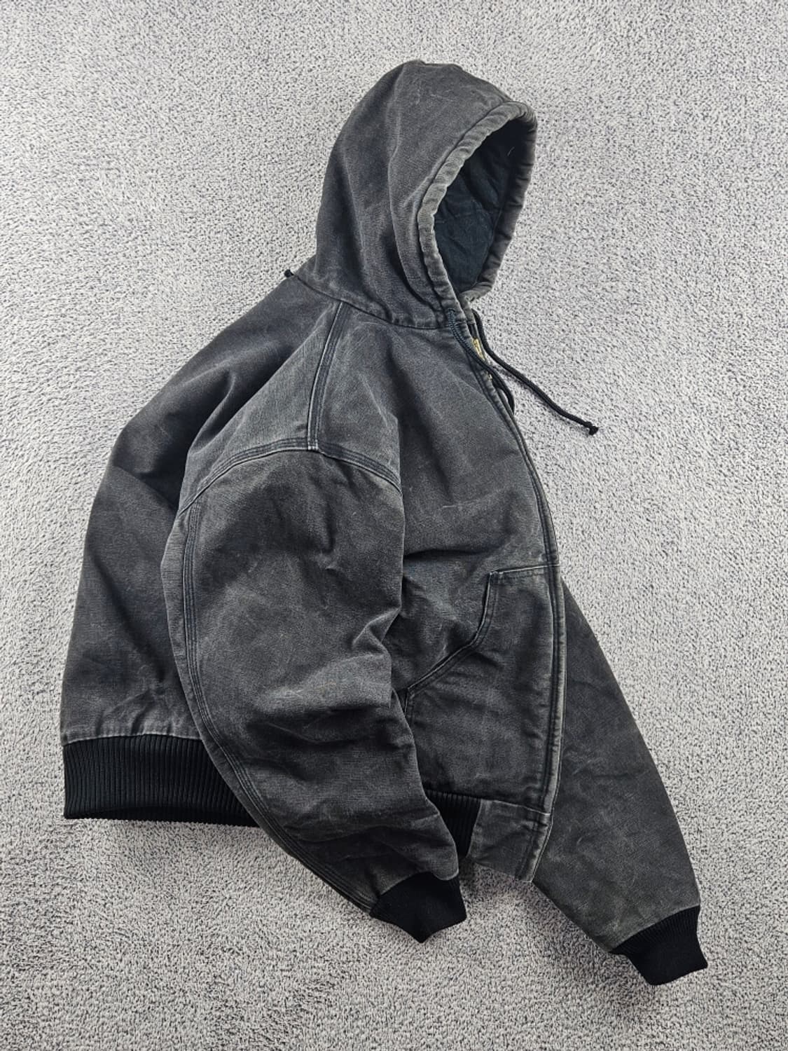 90's 칼하트 J04 덕 액티브 후드 워크 자켓 ( L )/ 10929 상품이미지4