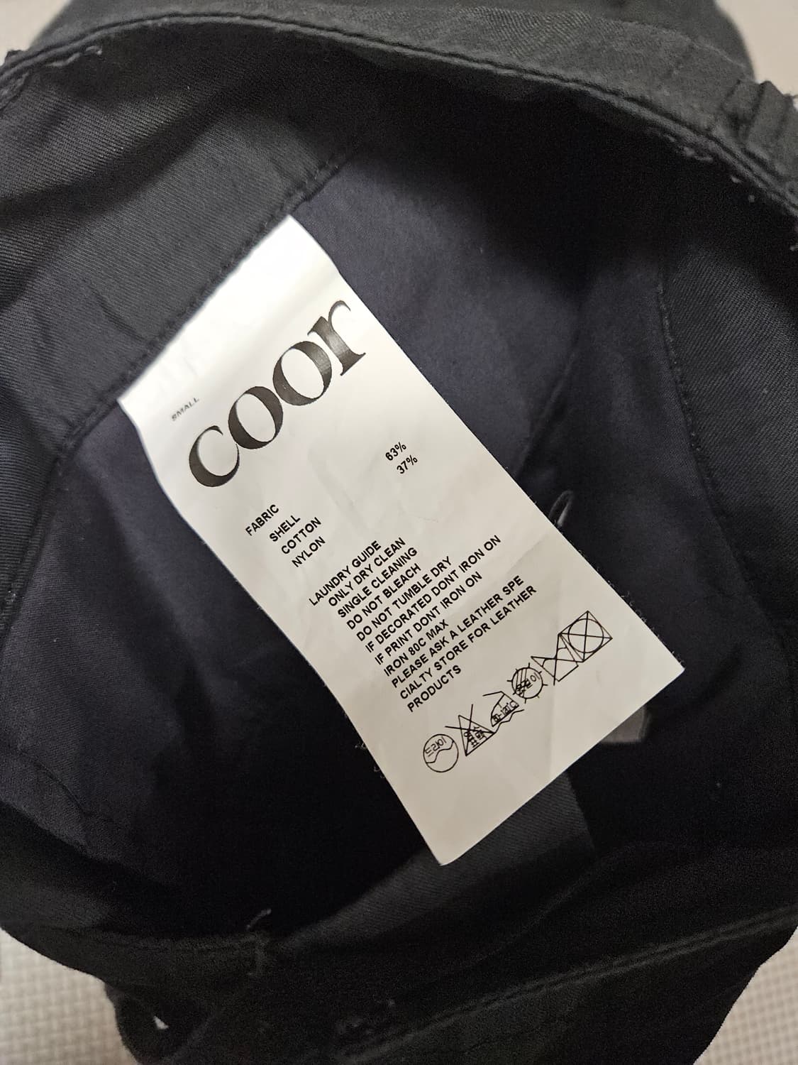 Coor 다이애그널 플랩 포켓 팬츠 S 상품이미지2