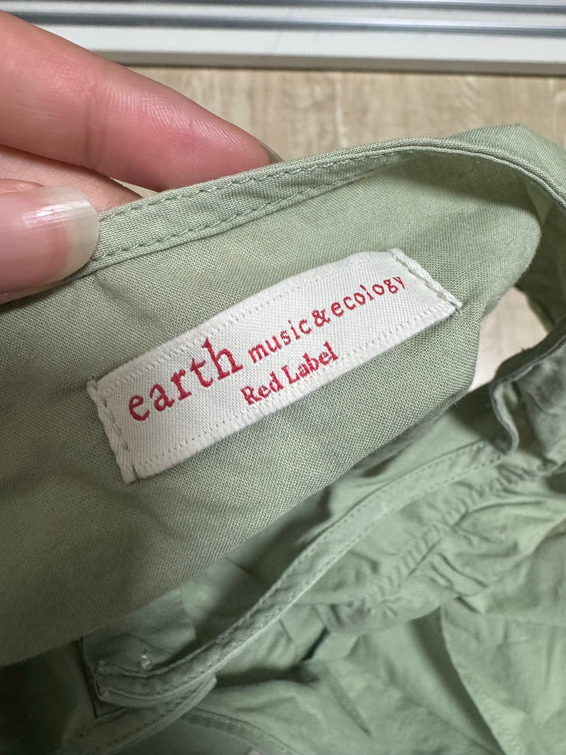 earth 빈티지 슬리브니스 셔츠 상품이미지3