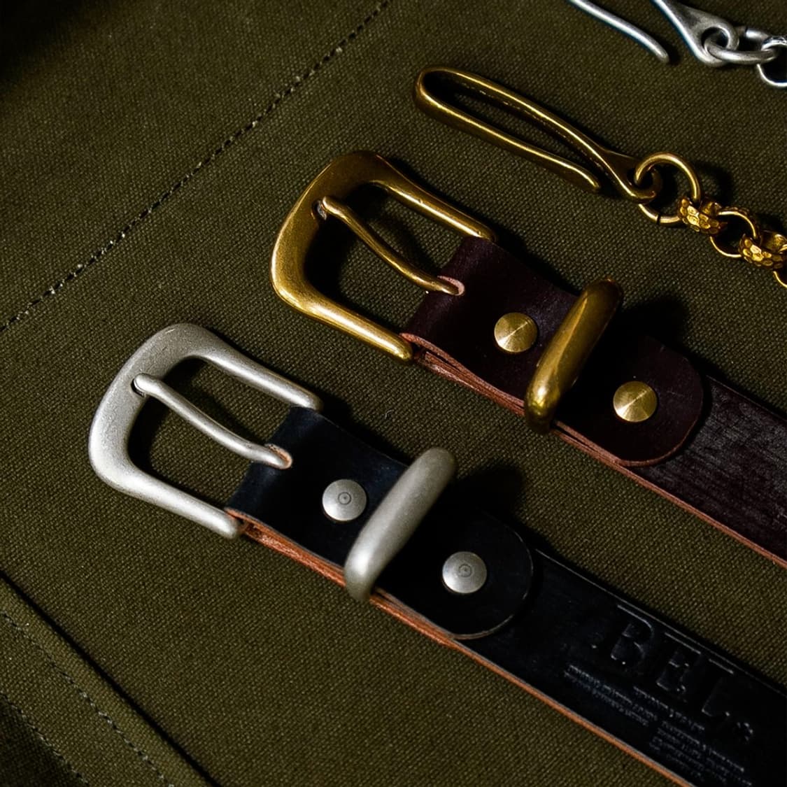 BEL Classic Bridle Belt Brass color 상품이미지7