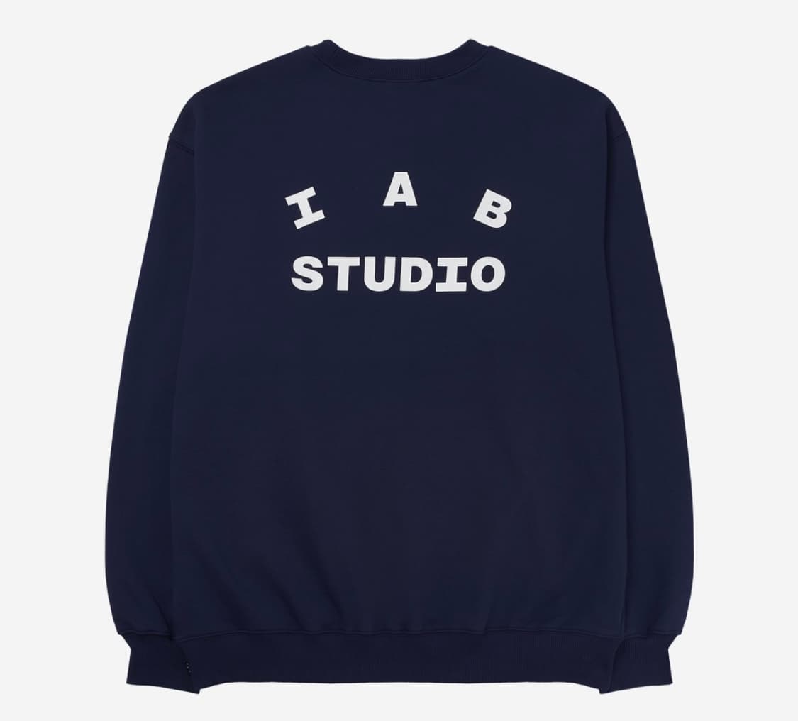 아이앱 스튜디오 오리지널 스웨트셔츠 네이비 S 상품이미지1
