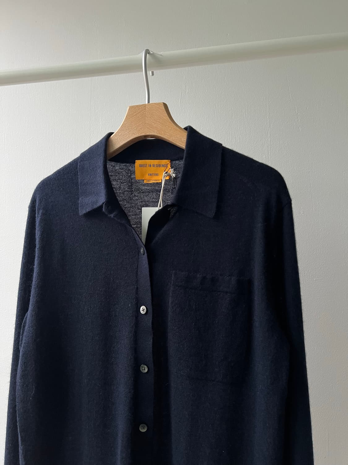 (새상품) 게스트인레지던스 캐시미어100 셔츠 가디건 상품이미지5