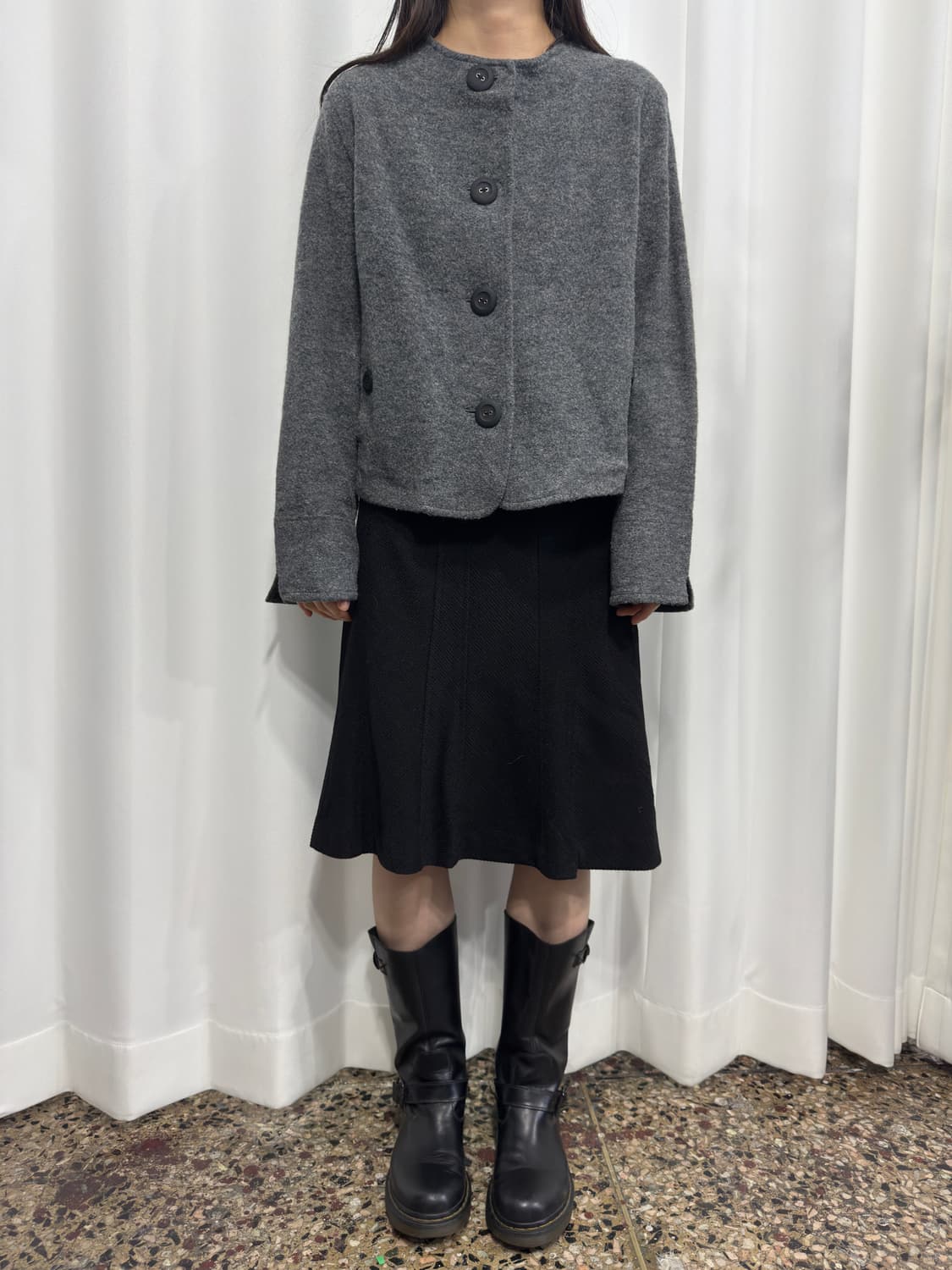 granpus button wool jacket 상품이미지2