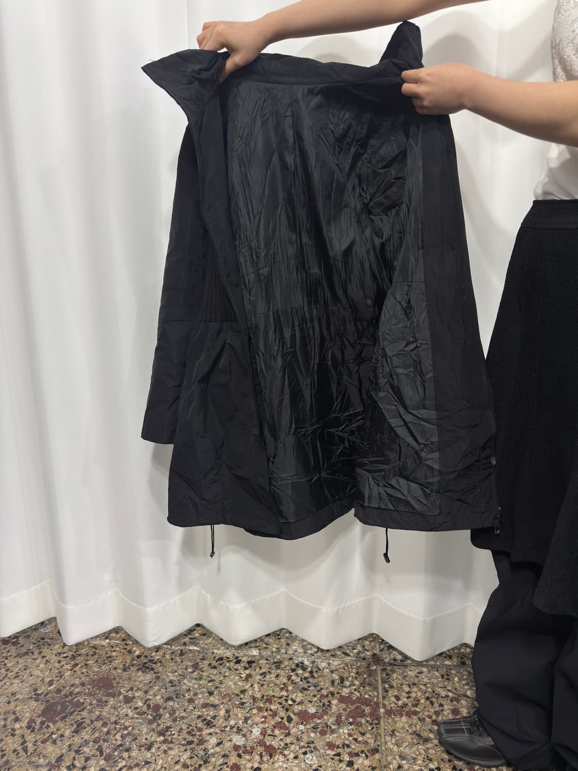 noa-ge knit detail twoway jacket 상품이미지7