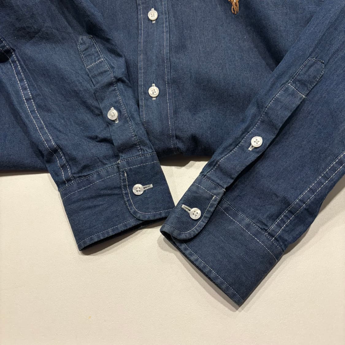[S] 폴로 랄프로렌 커스텀핏 데님 셔츠 남방 D432 상품이미지6