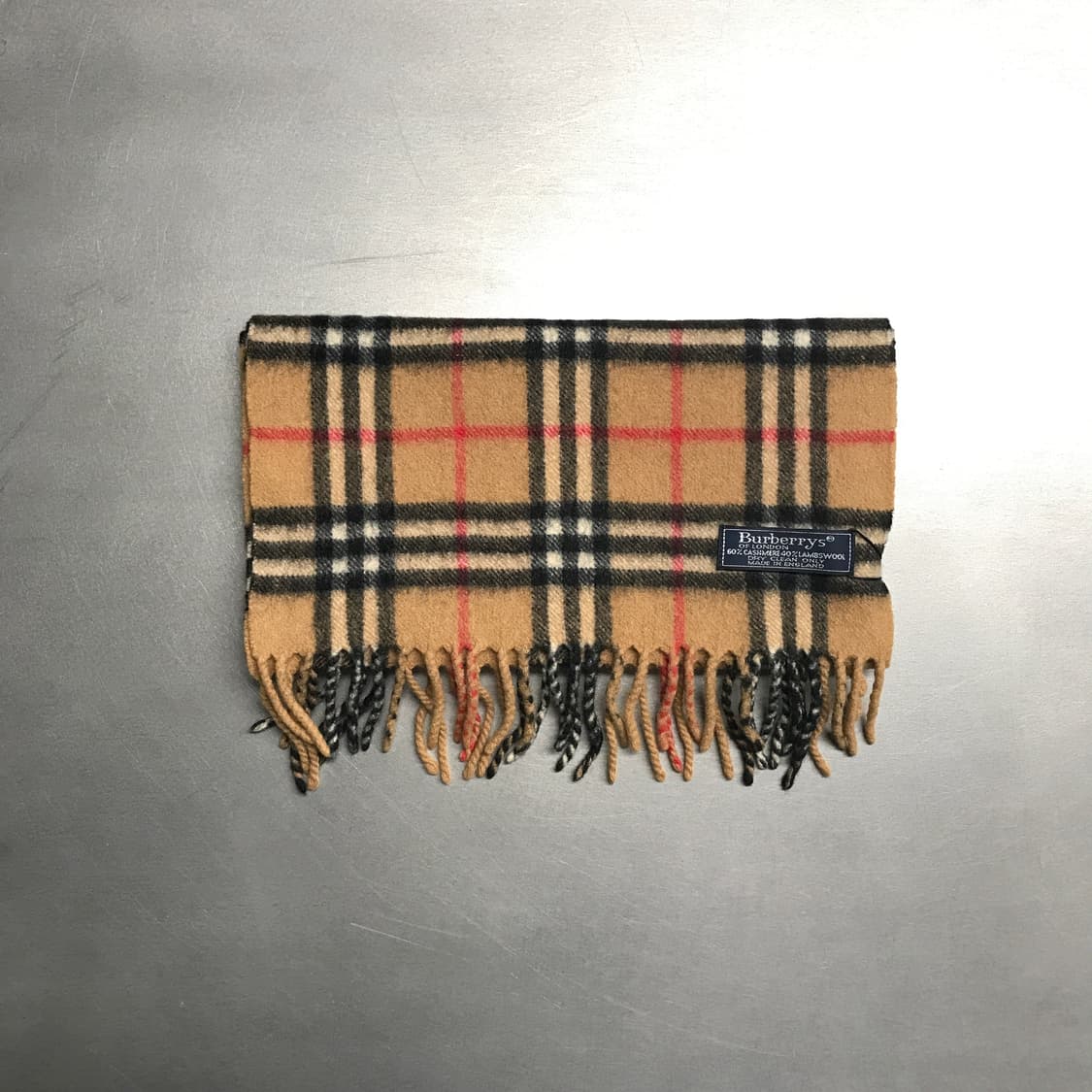 버버리 정품 캐시미어/램스울 머플러 베이지 상품이미지2