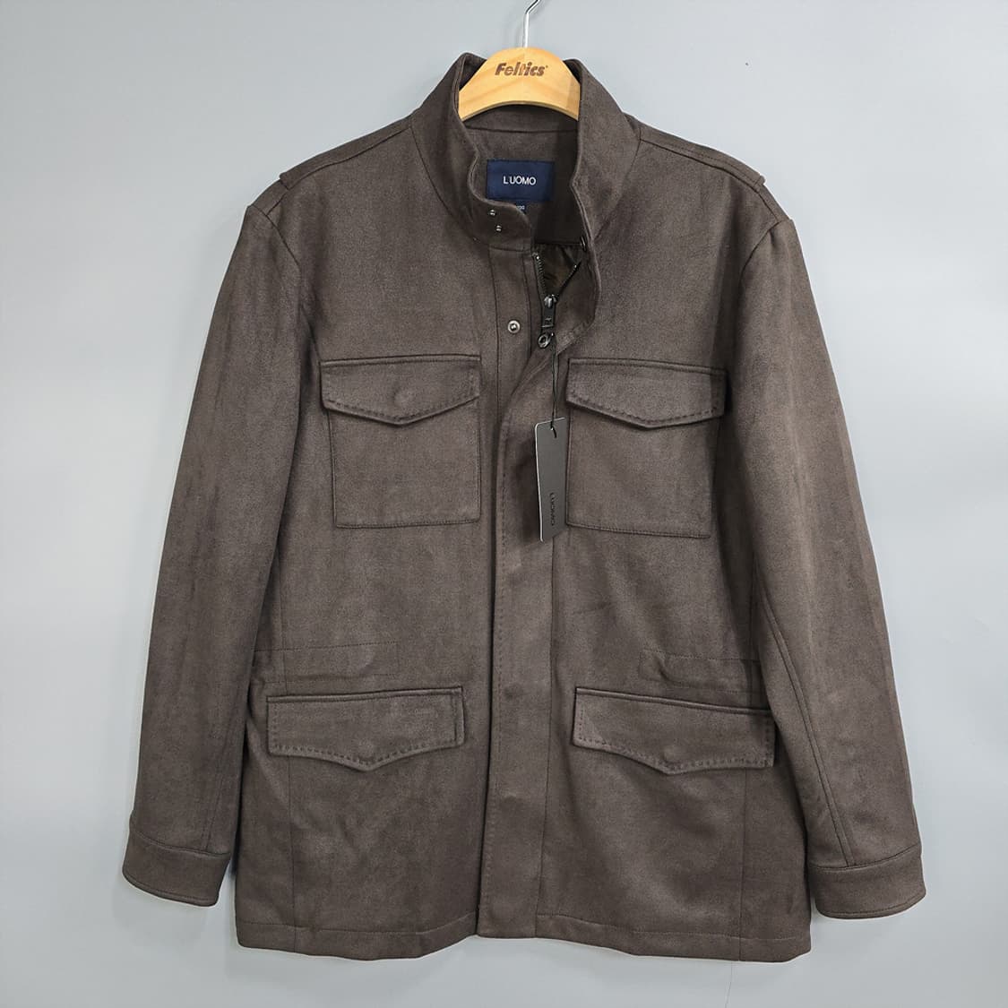 새제품)루오모(LUOMO) 스웨이드 터치 필드자켓 100 상품이미지1