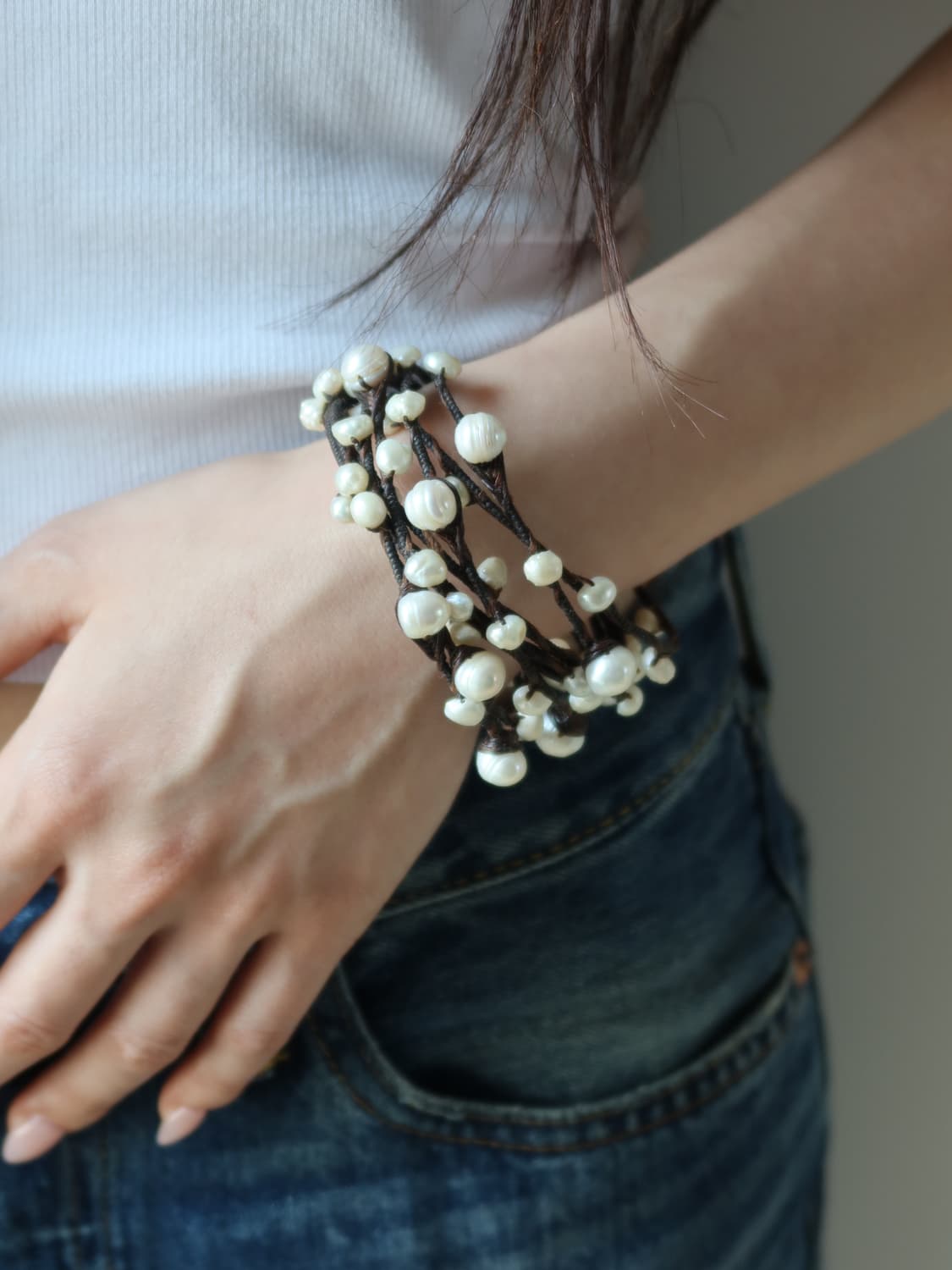 layered pearl bracelet 상품이미지2