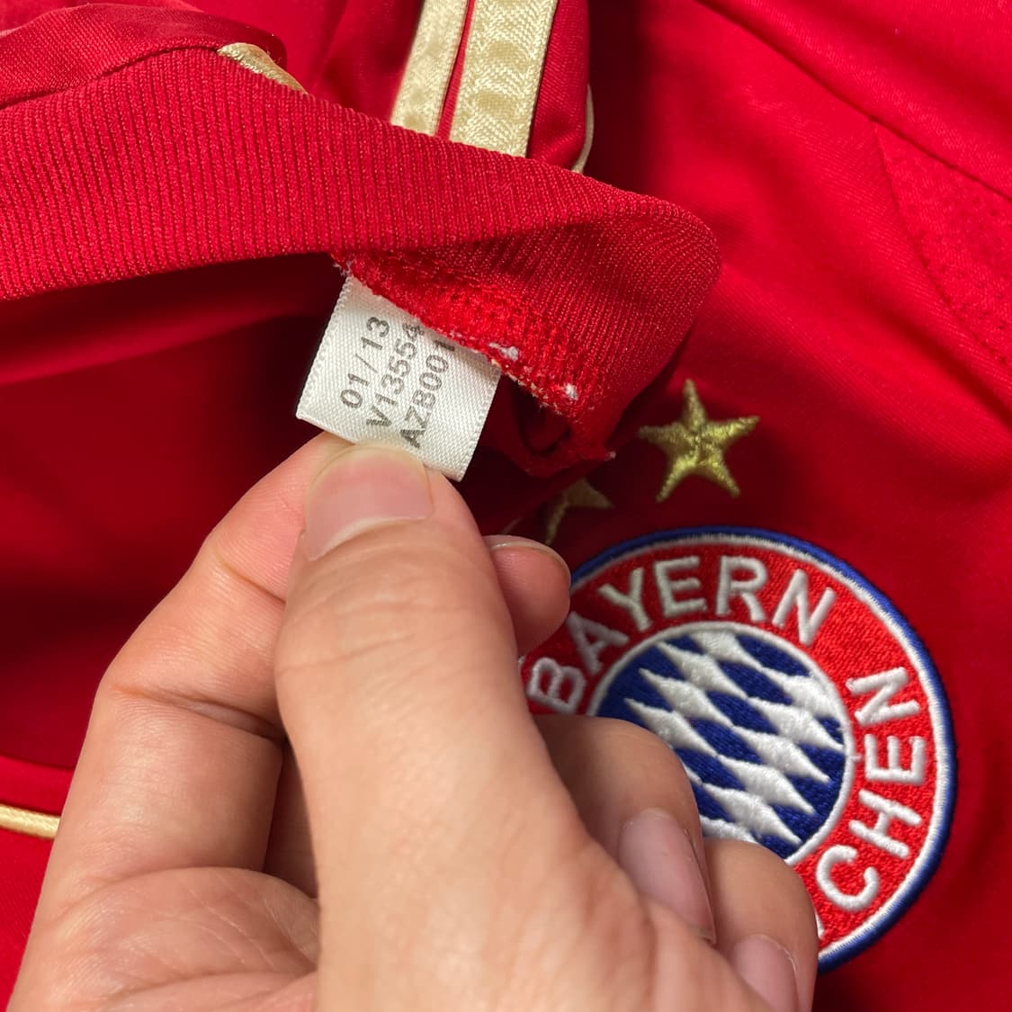 12-13 아디다스 바이에른 뮌헨 반팔 축구 유니폼  상품이미지6