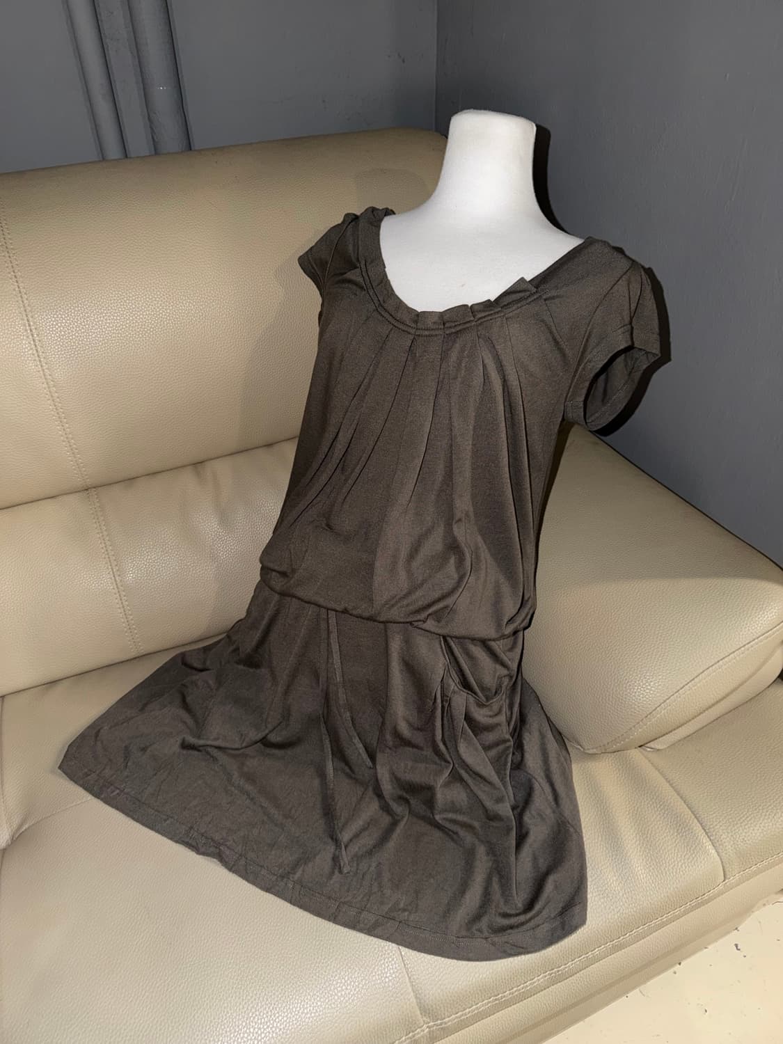 pleats detail pocket mini dress 상품이미지1