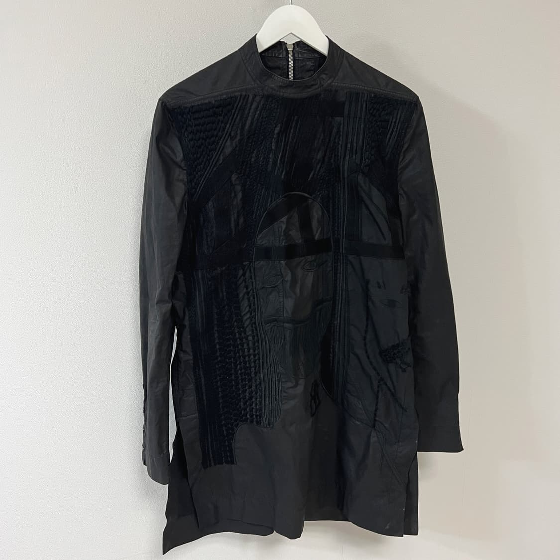 릭오웬스 15SS "FAUN" 뒷면 자수 앞 지퍼 풀오버 자켓 상품이미지1