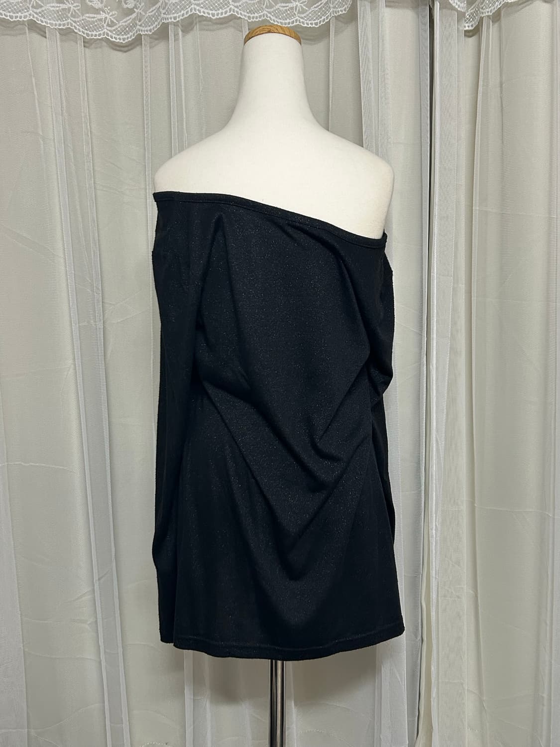 Y2K 글리터 프린팅 오프숄더  상품이미지2