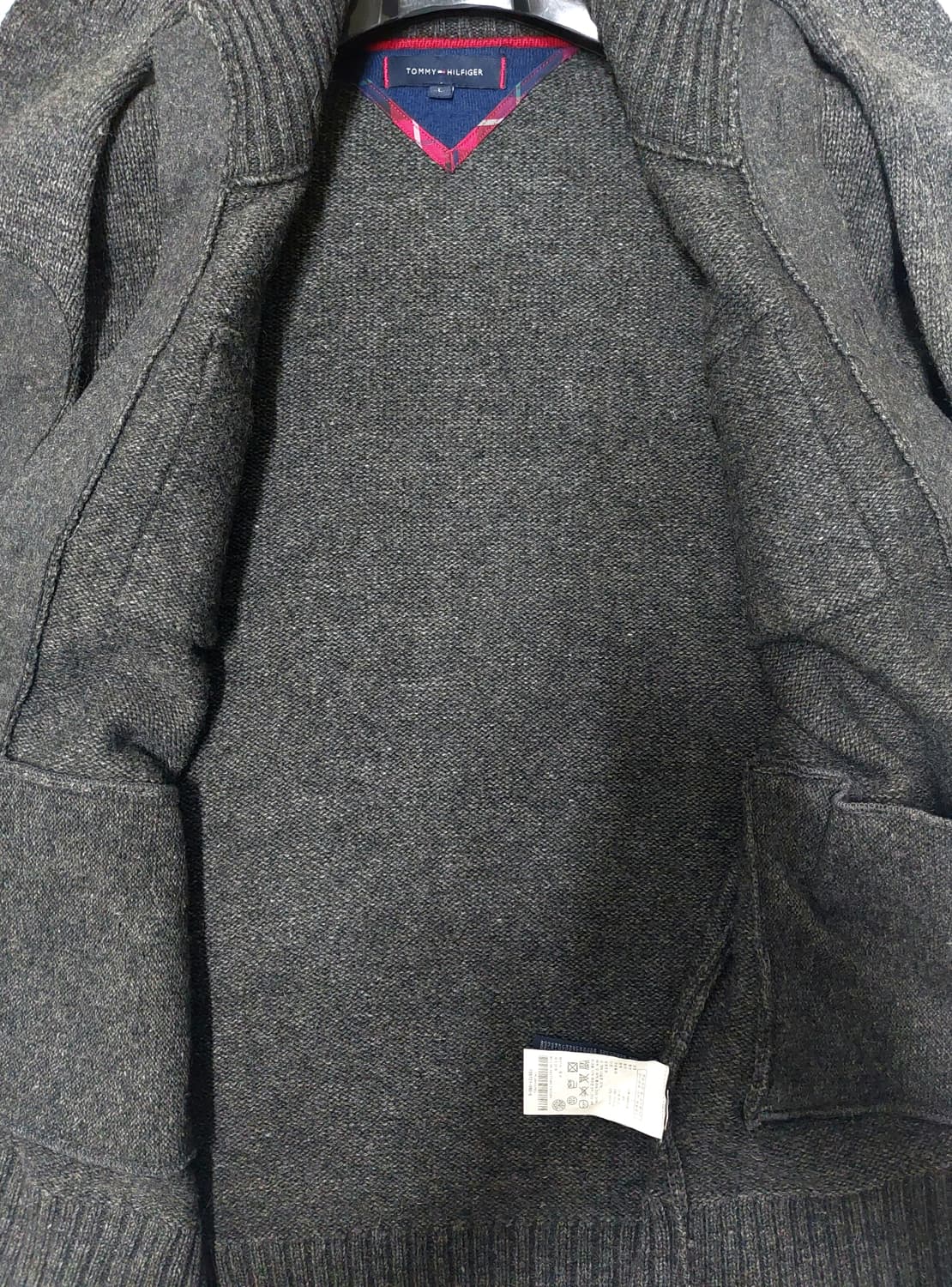 타미힐피거 램스울 니트 자켓 105 상품이미지7