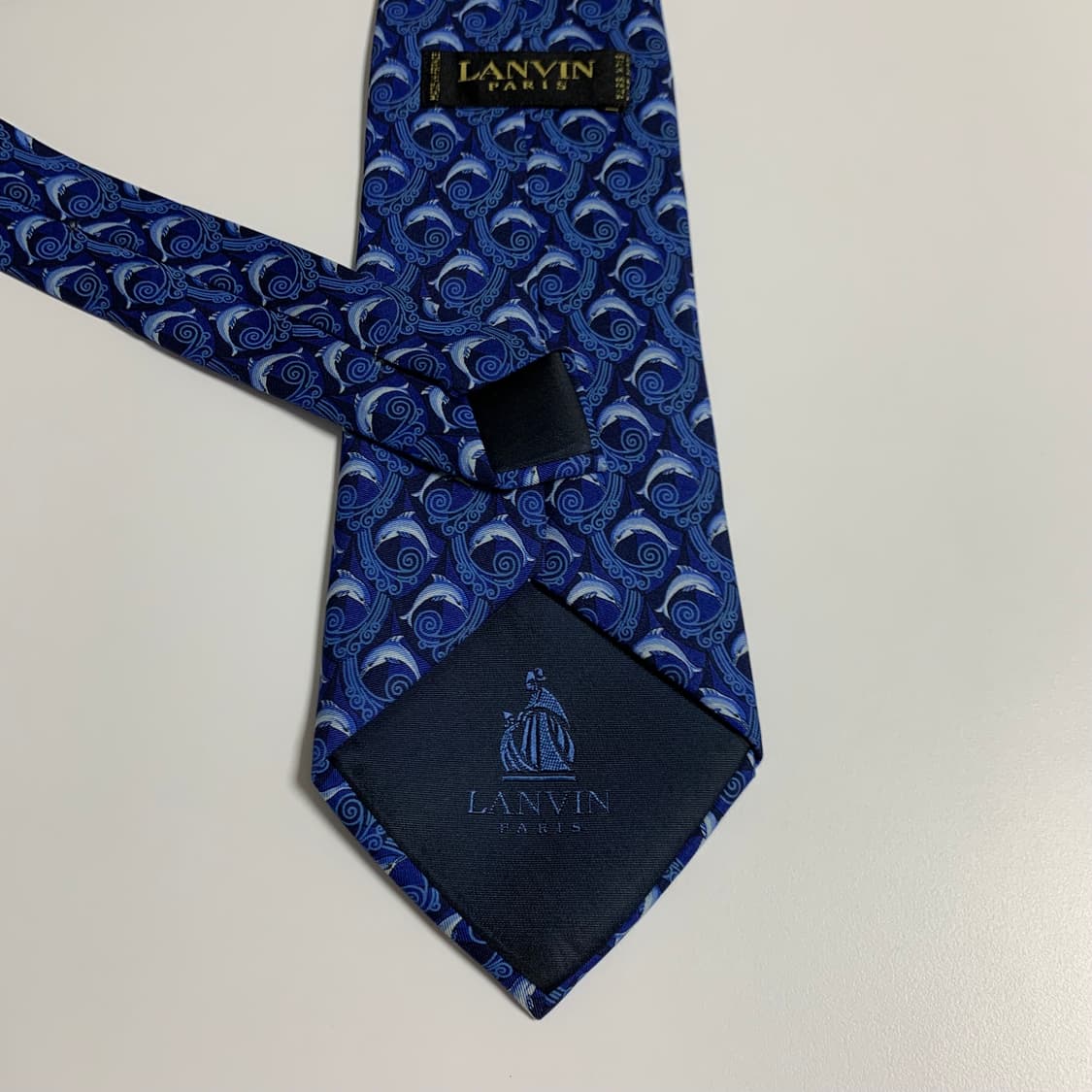 랑방(LANVIN) 기하학적패턴 명품넥타이 A+등급 100실크 상품이미지6