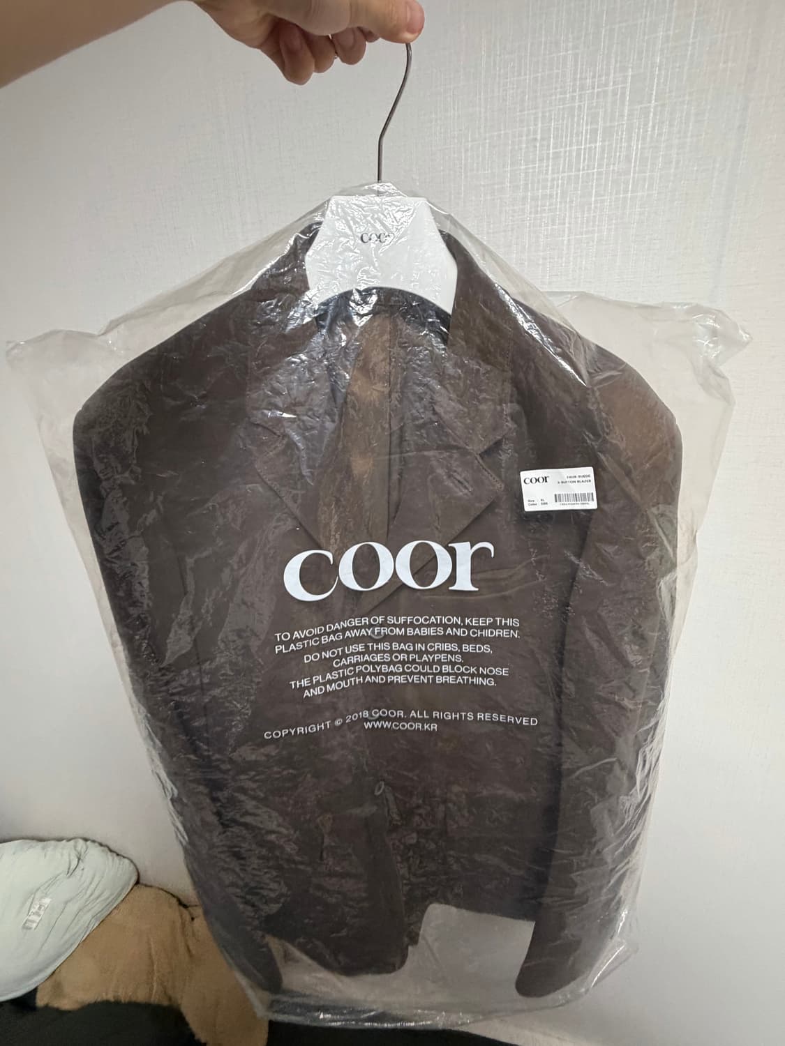 COOR 스웨이드 3버튼 블레이저 상품이미지5