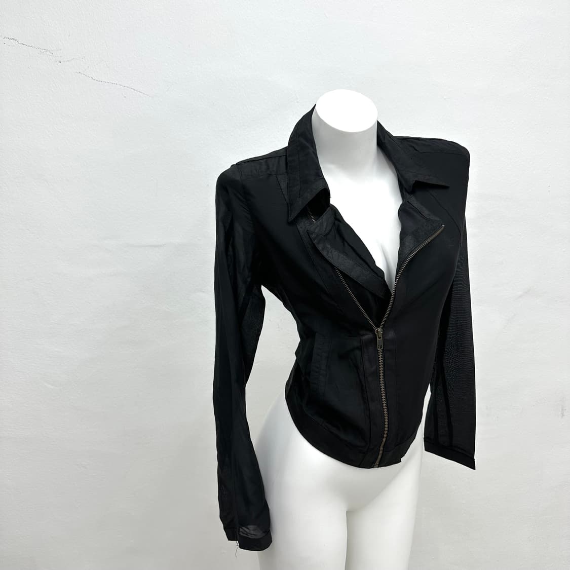 coated line see through jacket 상품이미지2